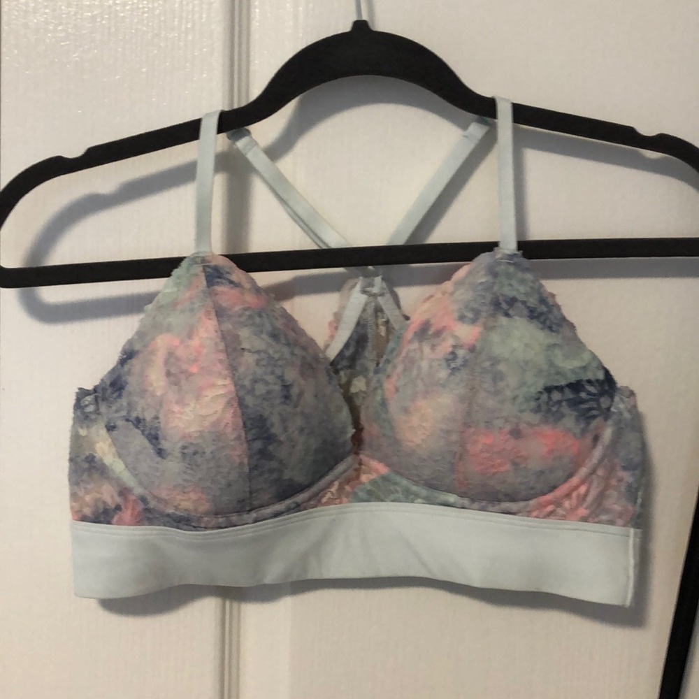 Multicoloured Lace Bralette